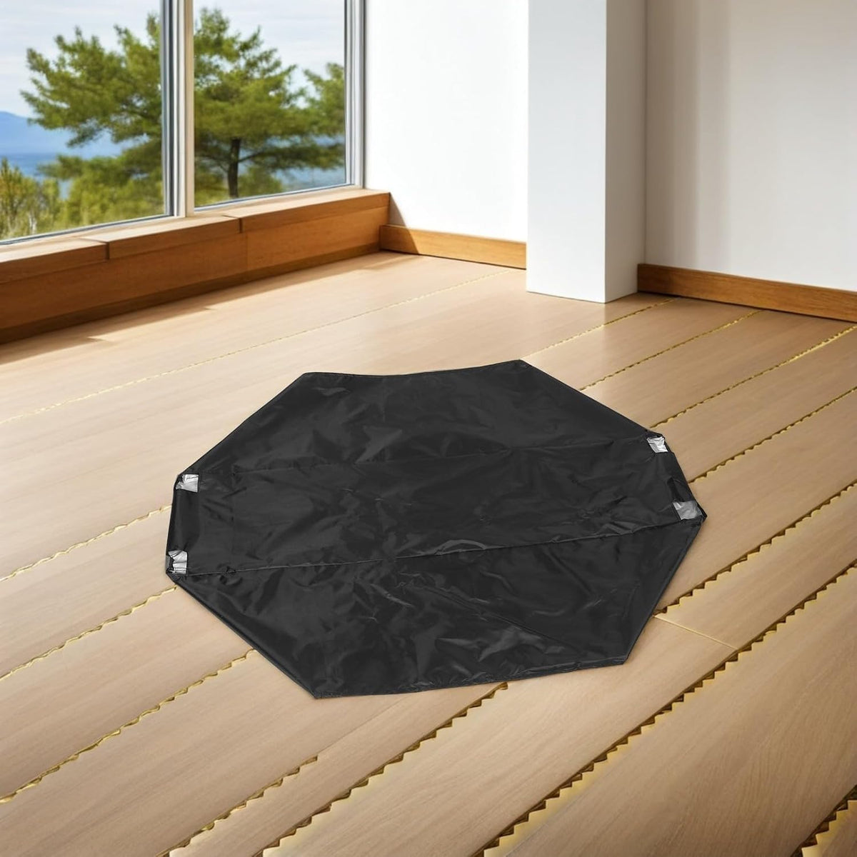 Firewood Storage Rack Cover 150x36x36cm Black Oxford Cloth | Waterproof Shelter for Log Rack, Tear Resistant Build