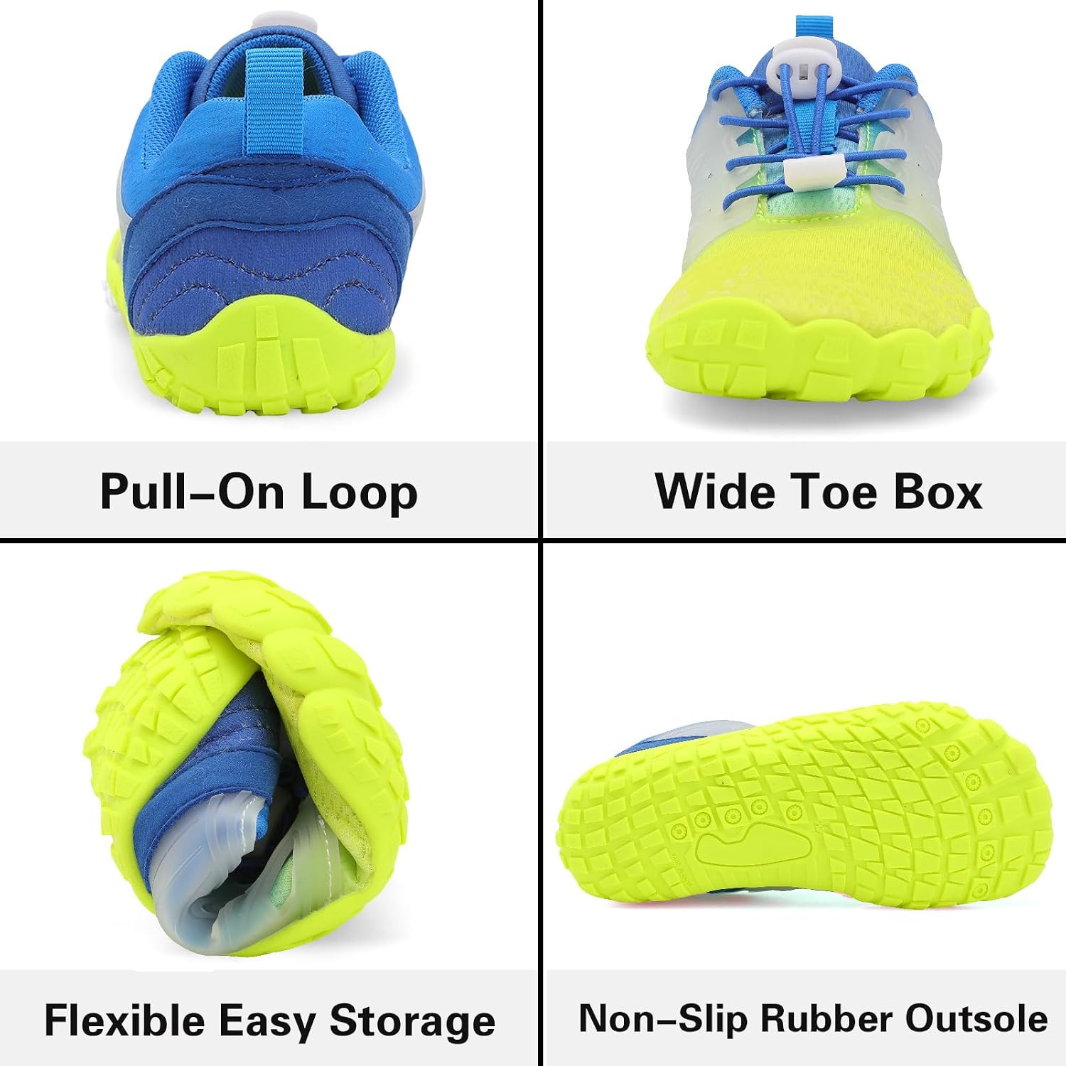 Kids Water Shoes Quick Dry Boys Girls Barefoot Shoes for Beach Pool Sand Non-Slip Outdoor Athletic Walking Sneaker