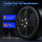 Modern & Stylish 4 Pack 14 inch Hubcap Wheel Cover premium ABS