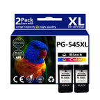 PG-545XL CL-546XL Ink Cartridges Replacement for Canon PG-545 CL-546