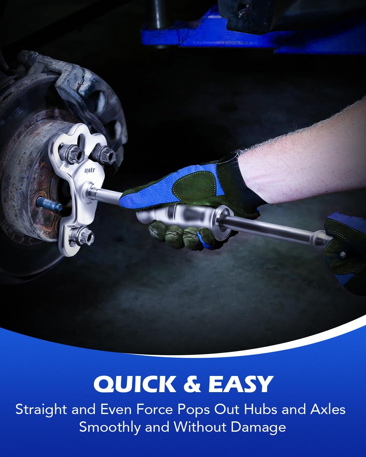 OMT Rear Axle Bearing Puller Tool Kit and Slide Hammer Set