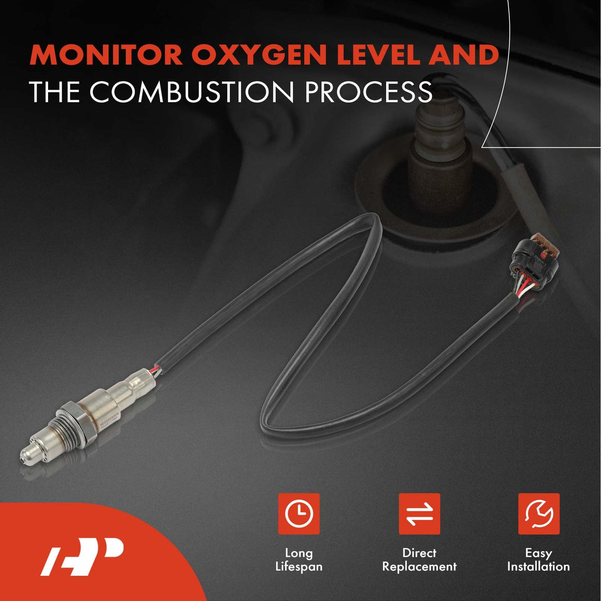 A-Premium Downstream Left and Right O2 Oxygen Sensor, Compatible with Ford
