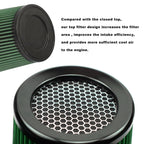 RYANSTAR RACING 3 Inch Cone Air Filter 76mm High Flow 270mm Tall Green