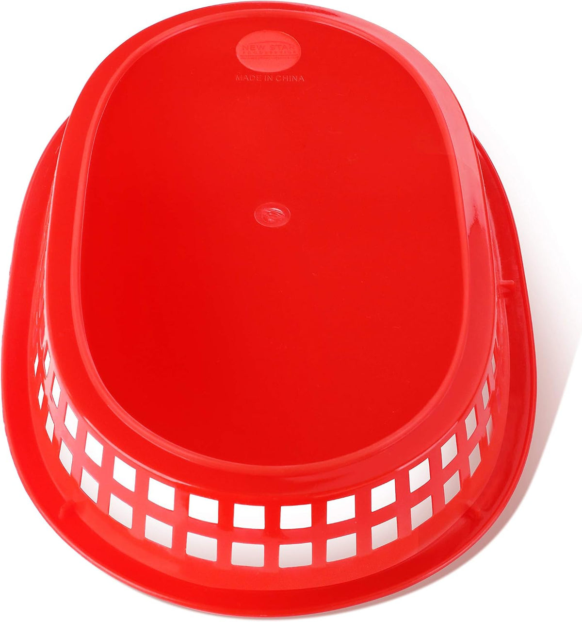 Fast Food Baskets, 10.5 x 7 Inch, Red