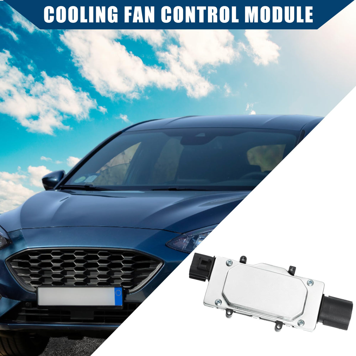 Hihaha No.1137328567 Engine Cooling Fan Controller for Mazda 3 2008-2014 / Cooling Fan Control Module/Durable / 1Pcs Black