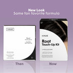 Root Touch-Up Kit, Black - Permanent Hair Color for Gray Coverage - Includes Two Applications - Paraben, SLS & SLES