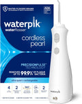 Cordless Pearl Rechargeable Portable Water Flosser for Teeth, Gums, Braces Care and Travel, Extra Quiet, 4 Flossing