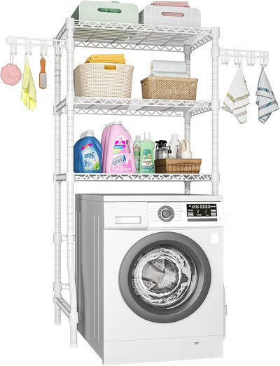 U8 Laundry Room Storage Organizer, Over The Washer and Dryer Storage Shelves for Laundry Organization, 35”W x 17.3”D