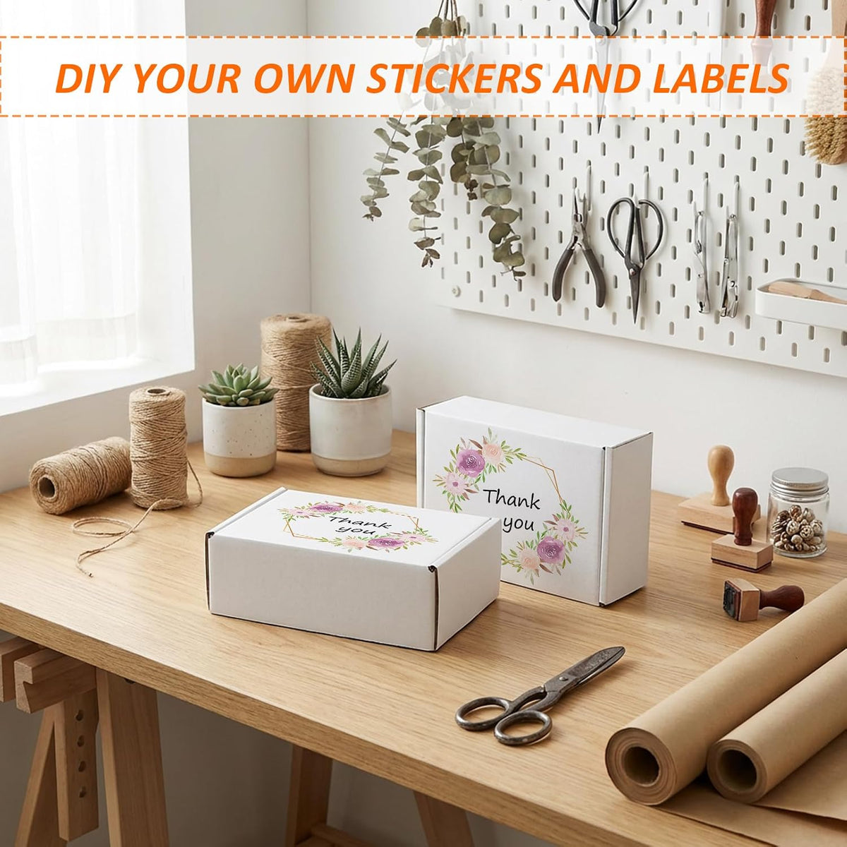 6x4x2 Shipping Boxes Set of 30, White Corrugated Cardboard Mailer Box for Packing Small Business