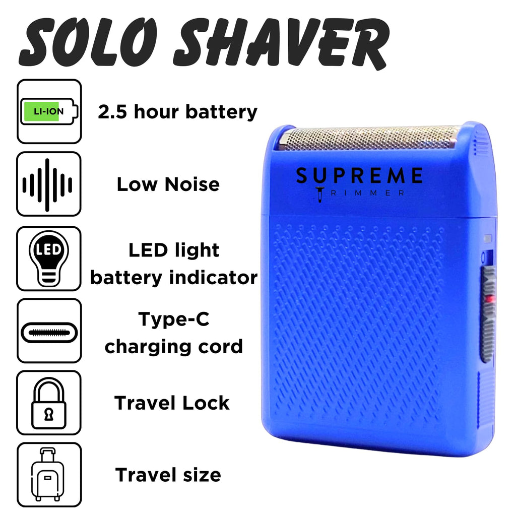 Solo Single Foil Shaver for Men Mini Travel Razor STF101