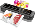 Food Vacuum Sealer Machine – High-Power 80kPa Suction, One-Touch Operation, Built-in Cutter – Works with All Food