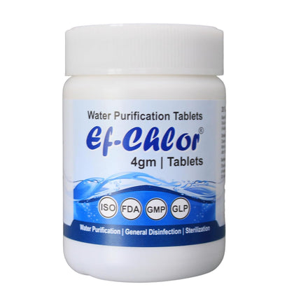 Overhead & Underground Water Tank Purification Tablets 4gm for 5280 Gallons Water Jar of 20 Tablets 3 Years Shelf