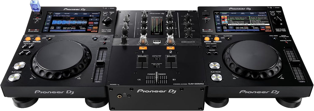 DJM-250MK2 2-Channel DJ Mixer,Black | For DJs moving to separates, 2-channel club-style mixer, free rekordbox DVS
