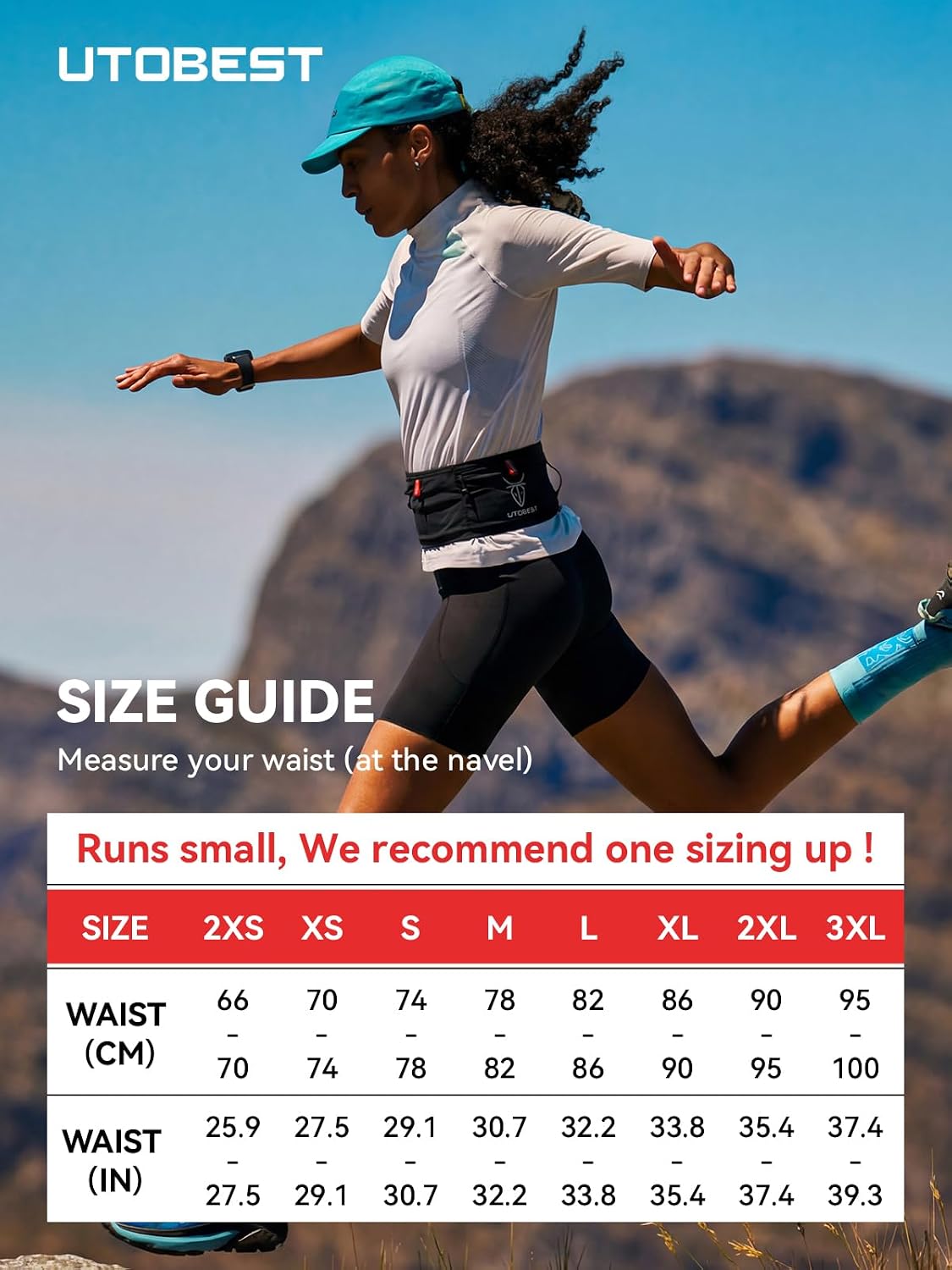 Running Belt for Men & Women, No Bounce Running Waist Pack, B7 Pro | Fits 17 pro max, Easy Phone Access, 4 Pocket