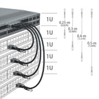 10Gtek 25G SFP28 SFP+ DAC Cable for Cisco SFP-H25GB-CU1M, 1m/3.3ft