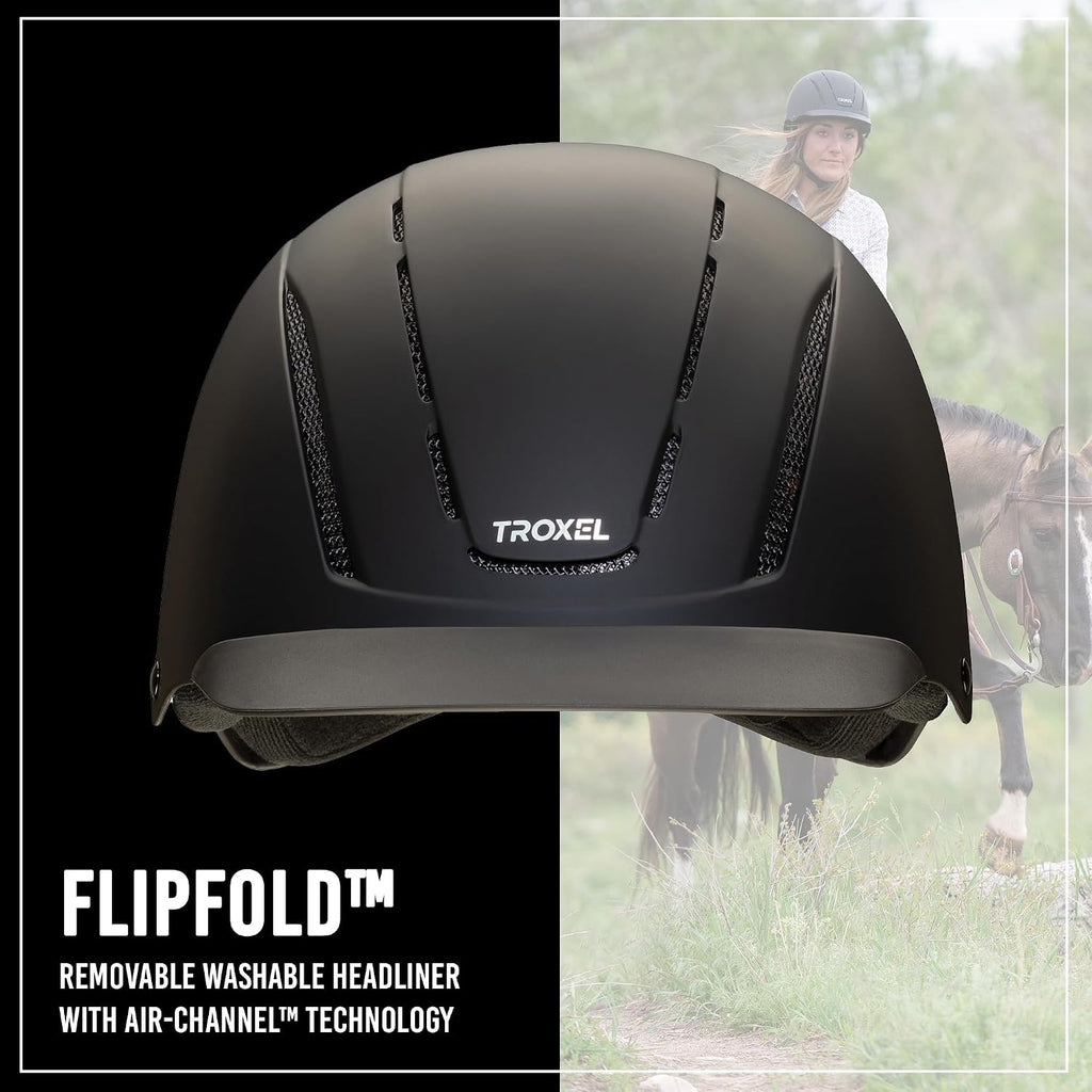 Spirit Duratec Full Coverage Horse Riding Helmet, Adjustable Fit