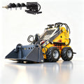 DS380W Wheeled 24HP Mini Skid Steer Loader, RATO EPA Engine Compact Loader