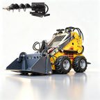 DS380W Wheeled 24HP Mini Skid Steer Loader, RATO EPA Engine Compact Loader