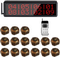 Restaurant Pager System Table Call System with 15 Call Buttons