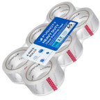 Clear Packing Tape Refills (6 Rolls),Heavy Duty Packaging Tape for Moving Supplies,2.7 Mil Thick Shipping Tape, 1.88