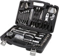 131-Piece General Household Hand Tool Set with Storage Case for Home Repair, Portable