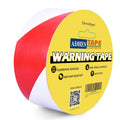 ADHES Hazard Tape Safety Warning Red White Stripe PVC Self Adhesive