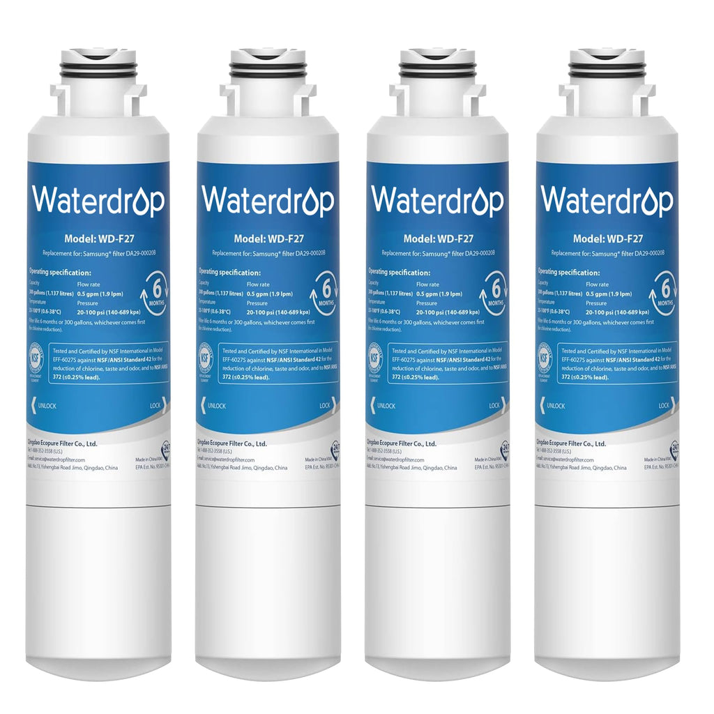 WD-F27 Replacement for Samsung HAF-CIN/EXP Water Filter, 4 Pack
