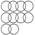 230 Buna-N O-Ring,70A Durometer,2-1/2" ID x 1/8" OD, Black,10-Pack