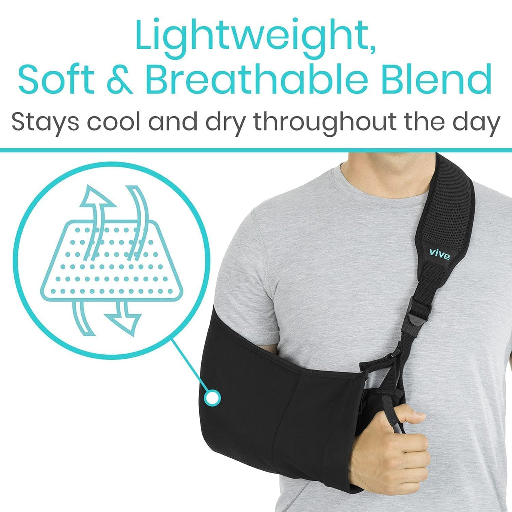 Arm Sling Shoulder Immobilizer for Left or Right - Elbow Injury Relief