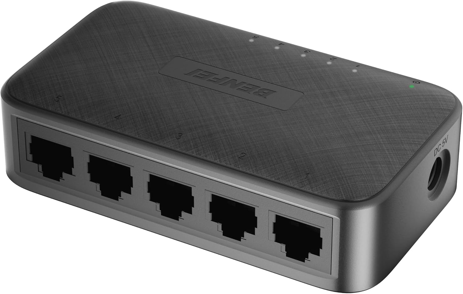 5-Port Gigabit Ethernet Switch, Wall Mount & Desktop Network Switch Hub, Ethernet Splitter, Plug & Play, Unmanaged