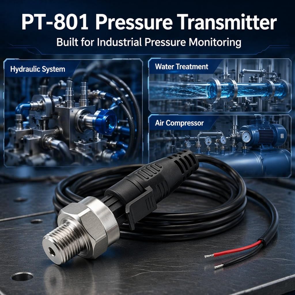 150psi Pressure Transducer Sensor Ceramic Capacitive Pressure Transmitter
