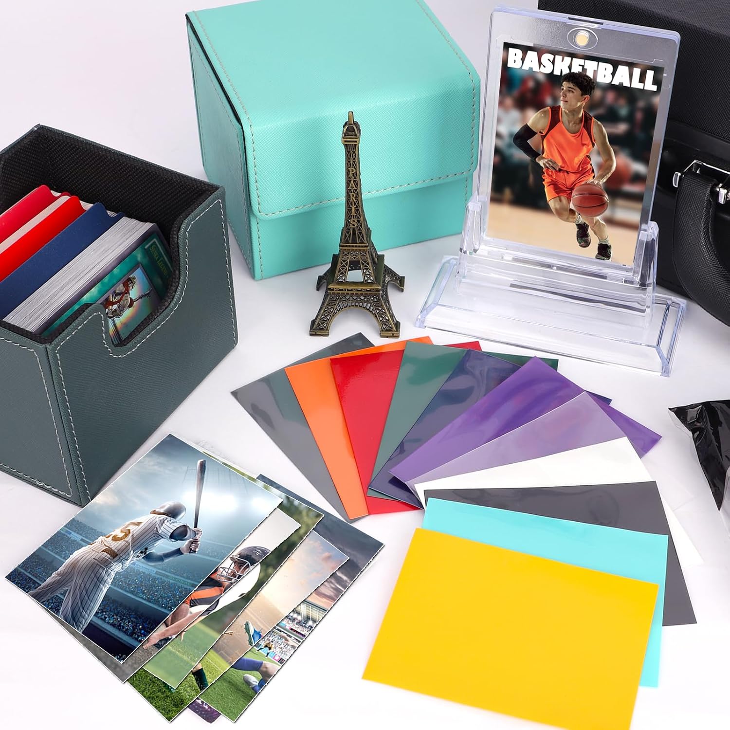 100 Count Matte Card Sleeves for Trading Cards, Standard Size Protective Sleeves Deck Card Protectors Fit for