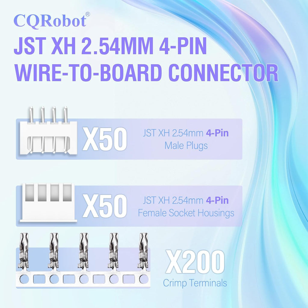 CQRobot JST XH 2.54mm Pitch 4-Pin Electronic Computer Connector Adapter