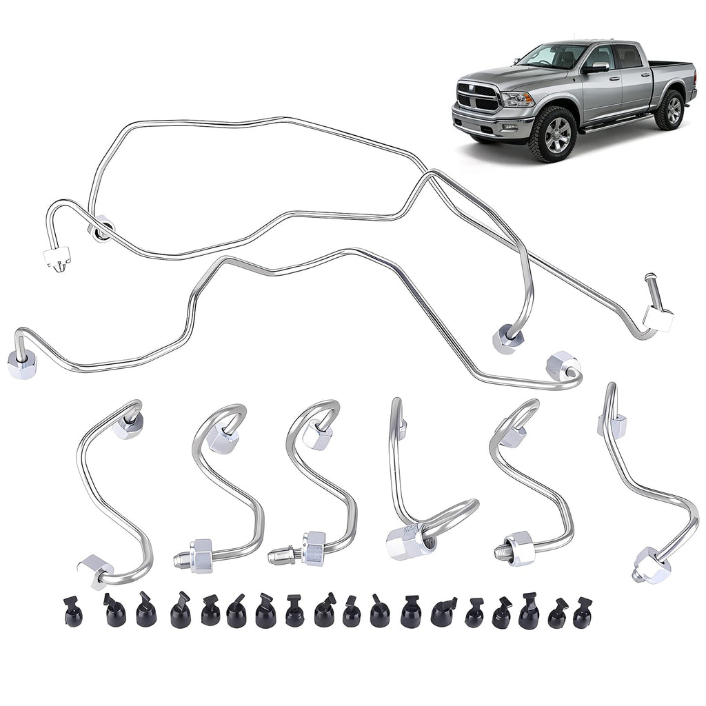 9PCS Engine Injector Lines, Compatible for 2014-2019 Dodge Ram 1500