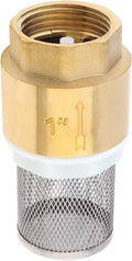 Foot Valve 1" DN25 Brass Check Valve Water Pump Bottom Foot Valves Filter