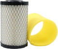 796031 Air Filter Element Fits John Deere D140 D105 D110 d130 E100 S100 S130 E130 Z235 Z255 100 Series Lawn Tractor Mower Parts Cleaner MIU14395 MIU13038 GY21435 MIU13963 590825 (1 pack)