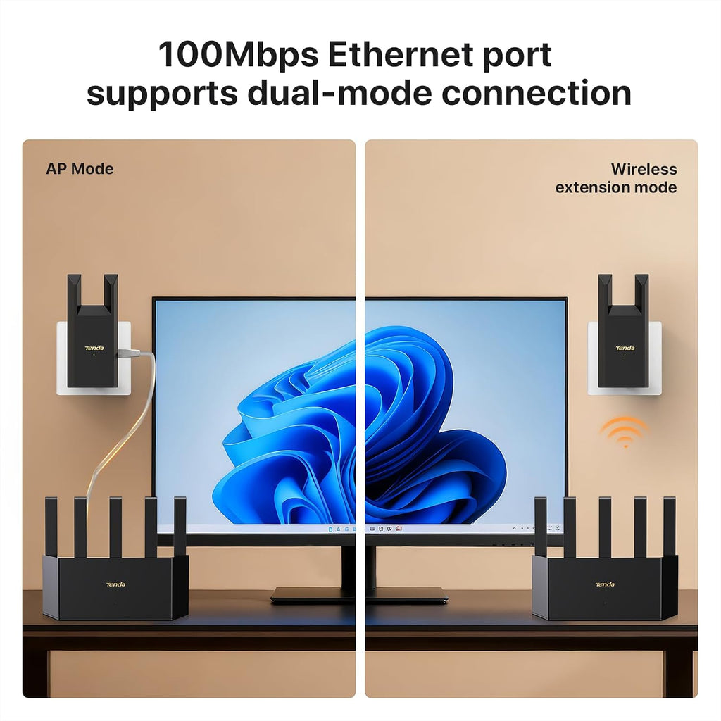 WiFi Extender N300 WiFi Extender,with Ethernet Port, Up to 800 Sq. Ft.,Single Band WiFi Range Extender,Repeater