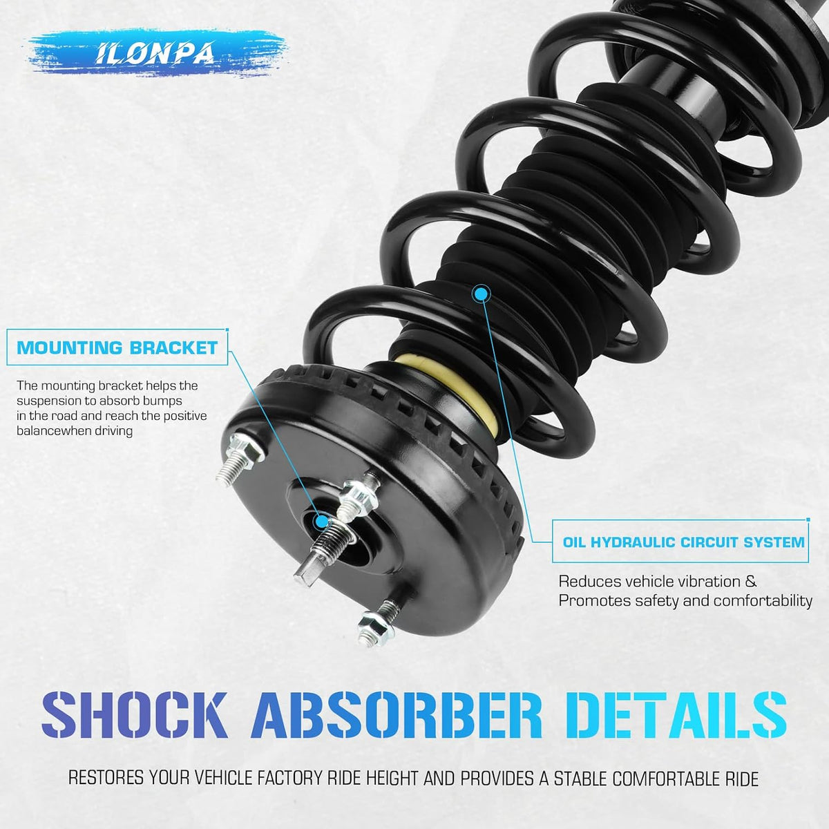 ILONPA Front Struts Shock for 2012-2018 Dodge Charger/ 2012-2014 Challenger