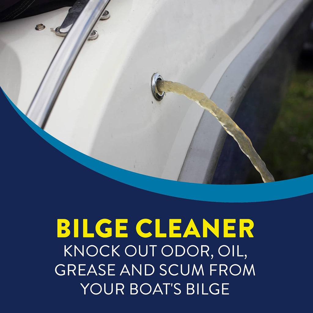 Legend Brands Bilge Cleaner, Perfect for Boats, Pontoons and other Marine Power Systems, Fresh Lime Scent, 32 Fl. Oz.