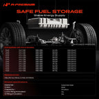 A-Premium Fuel Tank with Lock Ring & O-Ring Compatible with Ford