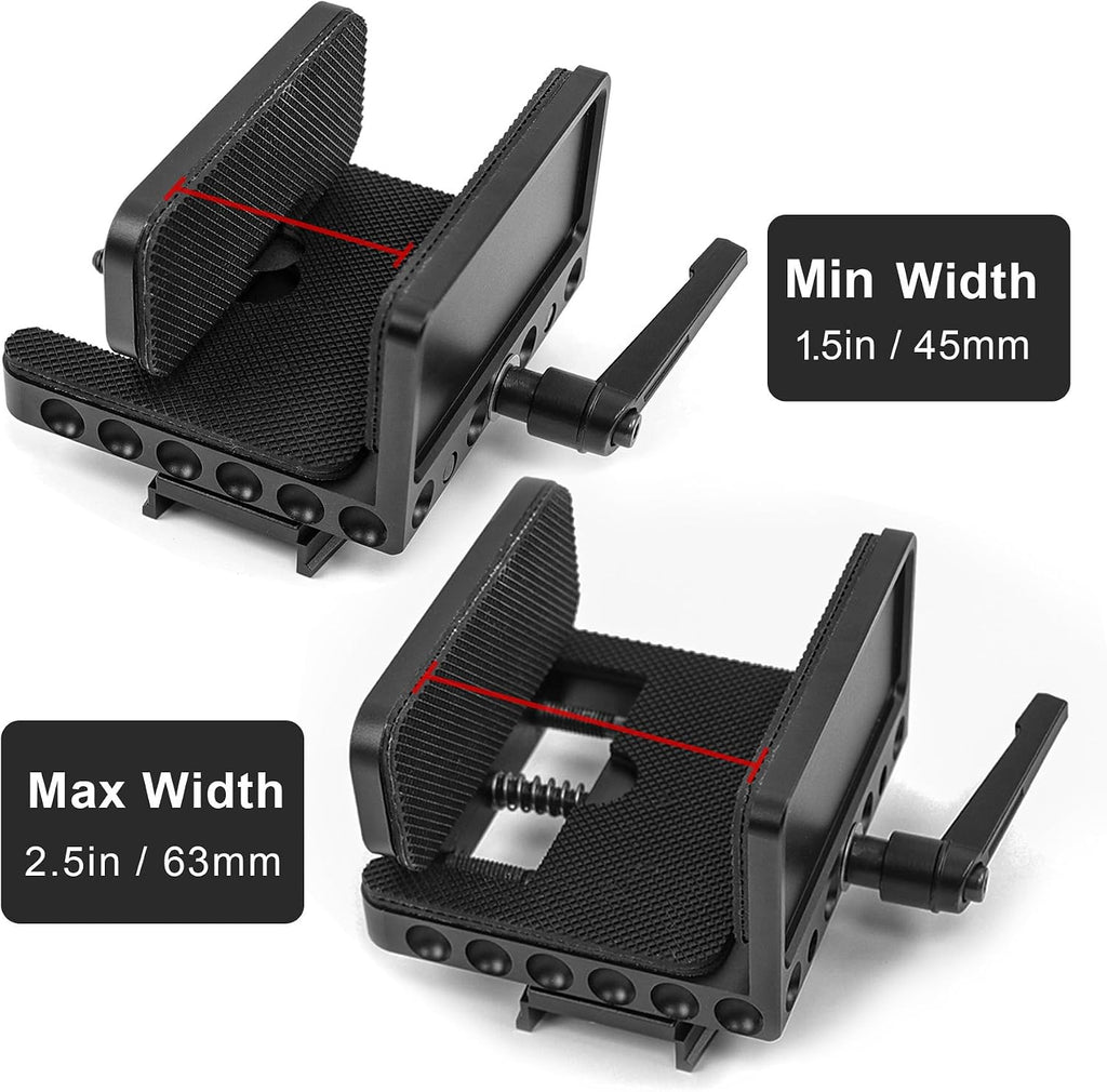 Gun Rifle Saddle Clamp Mount with Arca Swiss Rail | Tripod Rest for Hunting Shooting Stick, Quick Release Accuracy
