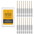 MACXCOIP 16Pcs 1/16" Hex Shank Titanium Twist Drill Bit Set