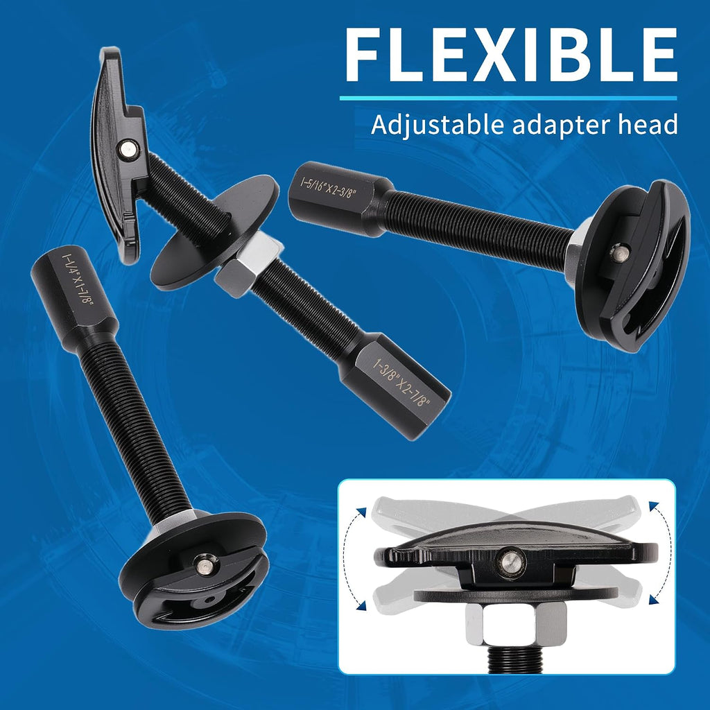 Rear Axle Bearing Puller Tool Set, 3PCS Axle Bearing Puller Extractor, Rear Axle Bearing Removal Tool Kit, Puller
