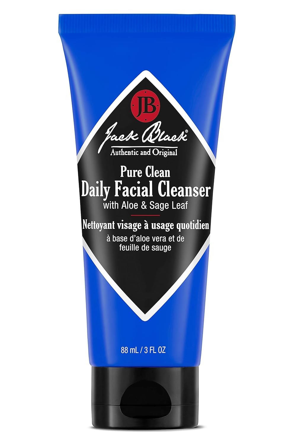 Pure Clean Daily Facial Cleanser for Men - Mens Face Wash, Jack Black Face Wash Men's, Face Wash for Men, Face