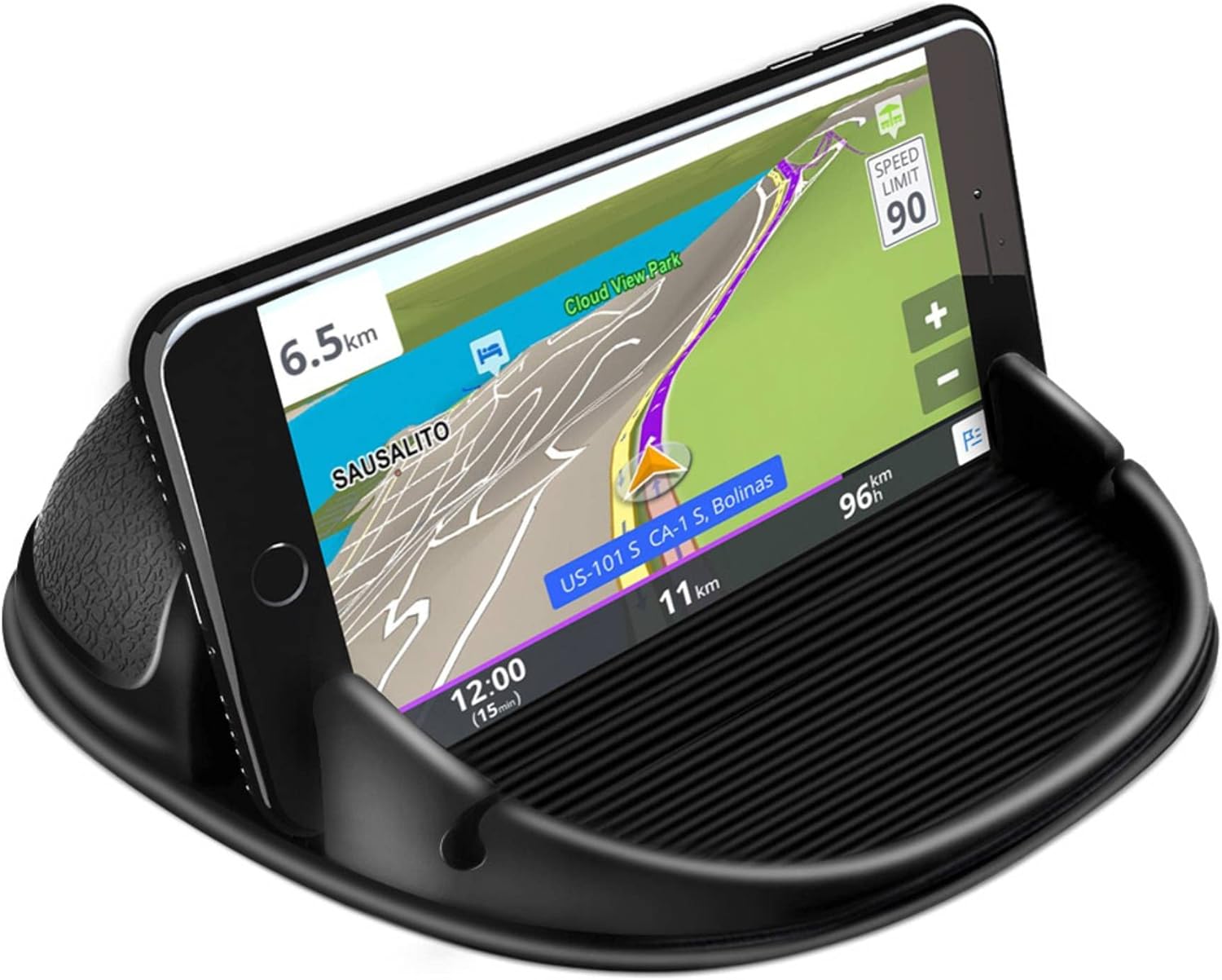 Car Phone Holder, Car Phone Mount Silicone Car Pad Mat for Various Dashboards, Slip Free Desk Phone Stand Compatible