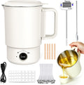 27 OZ Candle Making Supplies Kit with Wax Melting Pot for DIY Soap Making | with Thermometer and Pouring Spout