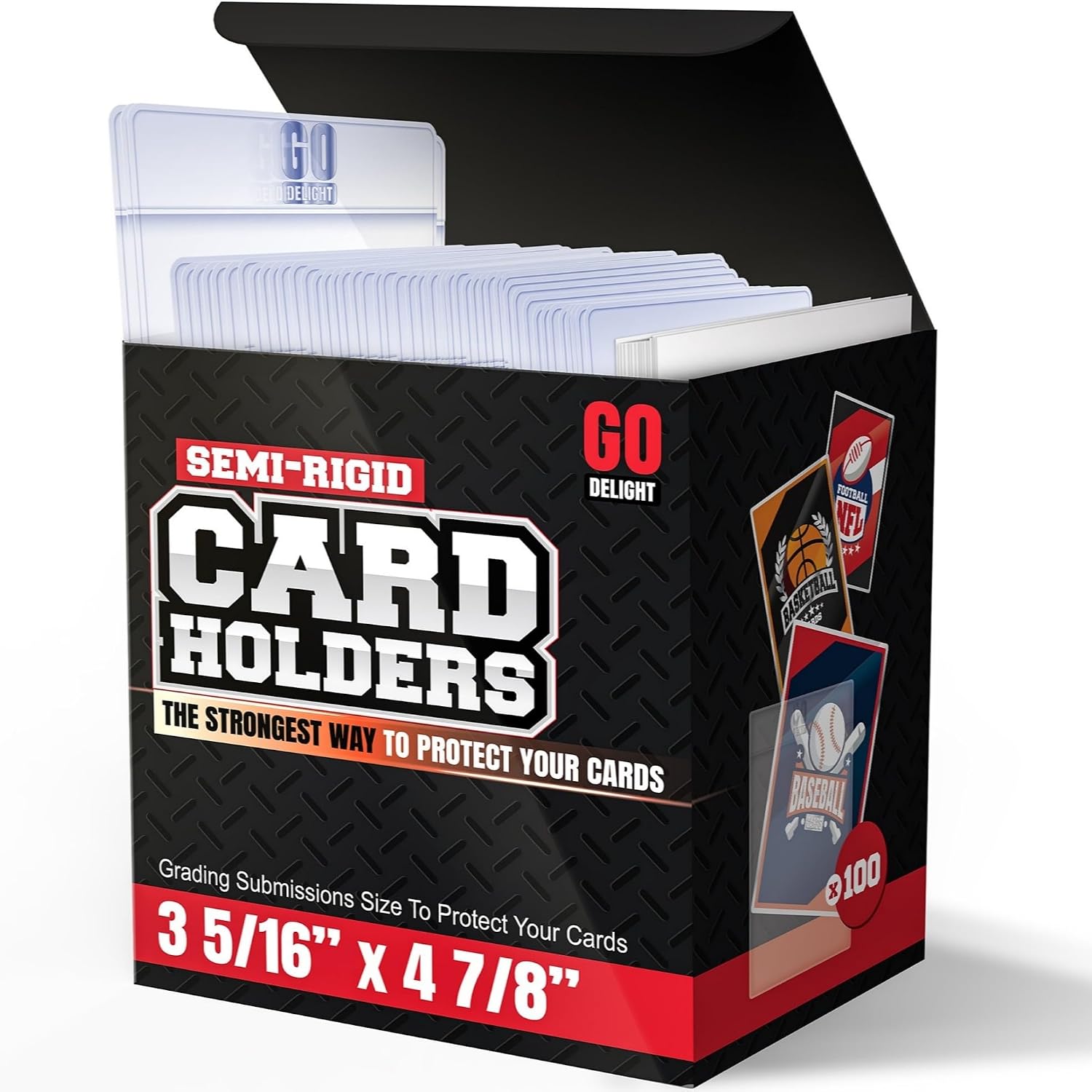 Semi Rigid Card Holders & Sleeves for PSA, CGC, BGS & TAG Trading Card Grading Submission
