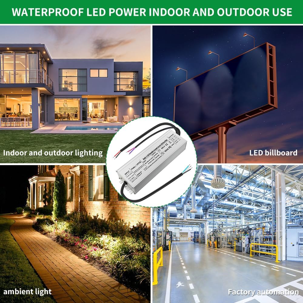 UL Listed 60W Constant Current LED Driver Adjustable, 1PK