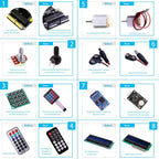 ELEGOO UNO R3 Project Most Complete Starter Kit, Compatible with Arduino | PDF Tutorial, 30+ Guided Projects