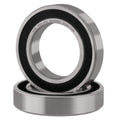 XIKE 6008-2RS Sealed Deep Groove Ball Bearings, 40x68x15 mm, 2-Pack